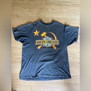 Vintage Rare Russian Harley-Davidson T-shirt